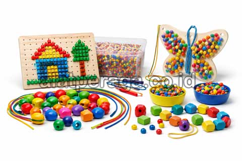 Alat Peraga Edukatif PAUD Mainan Meronce