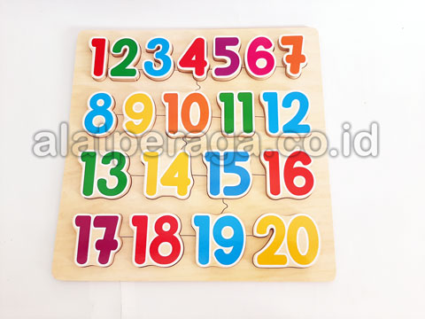 Alat Peraga Edukatif PAUD TK Puzzle Angka