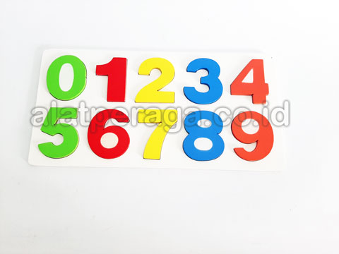 Alat Peraga Edukatif Puzzle Angka